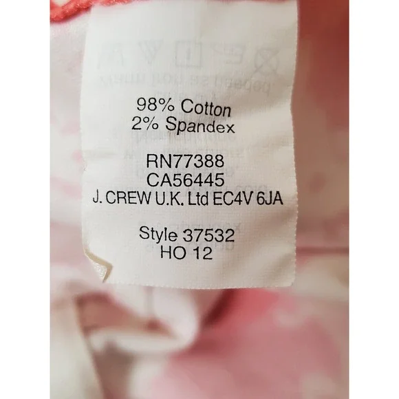 J Crew Pencil Skirt 6 Coral Coconut Girl Tropical Beachy Vacation Luau Hawaiian - Picture 7 of 9